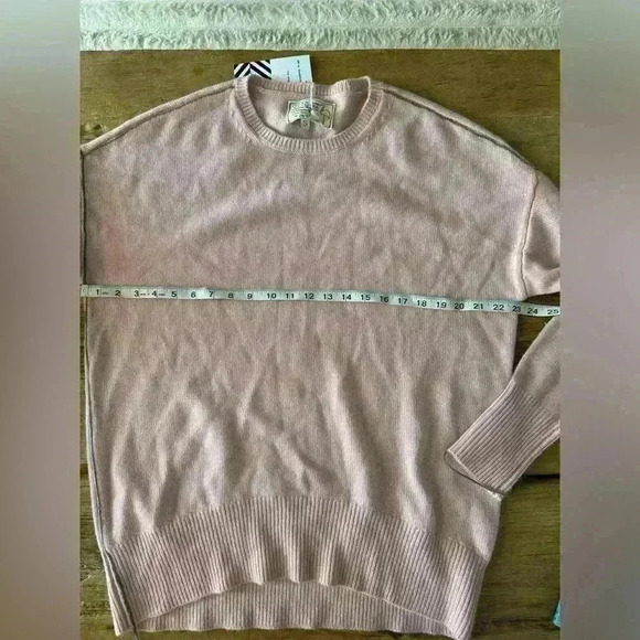 NWT Free People Sandrine Rose Bubble Sweater ~ Powder ~ S (oversized) - Picture 11 of 13